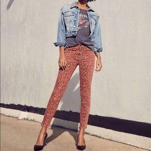 MOTHER The Looker Ankle Jeans in Animal Attraction